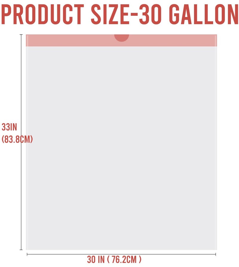 BEIDOU-PAC 30 Gallon Trash Bags Drawstring, 75 Count, White & Unscented, Multi-purpose Garbage Bags Can Liners for Business Home Kitchen Commercial and Industrial - Image 2
